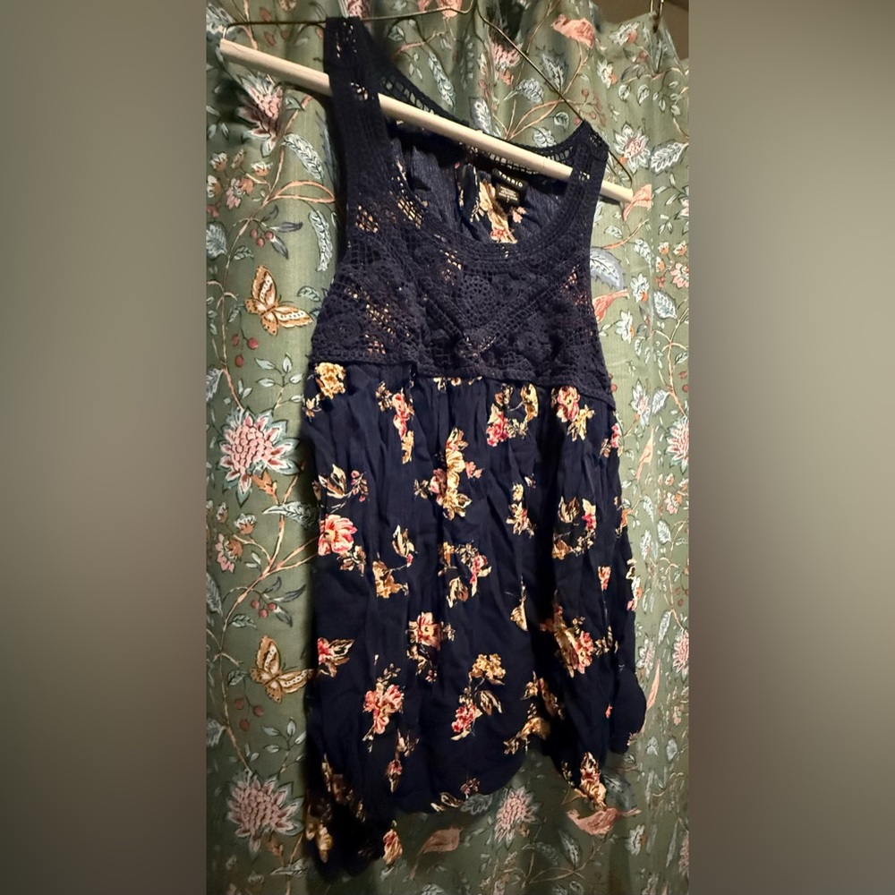 Floral Blue floral blouse